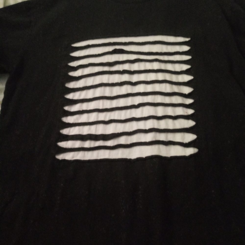 Black Shirt with rips